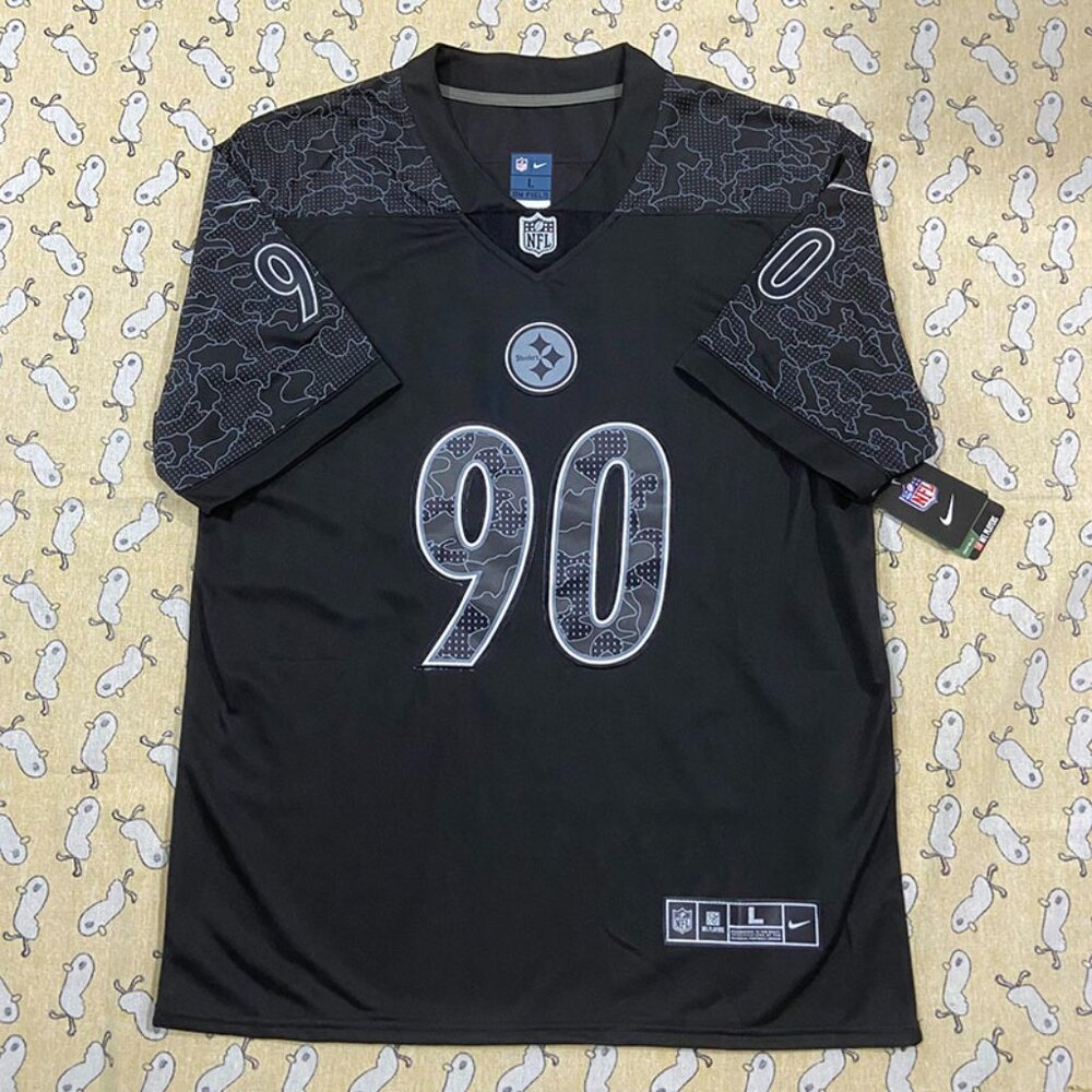 Nfl Black Jersey No. 90 Watt